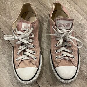 Converse All Star Pink Canvas Sneakers 6.5 Mens